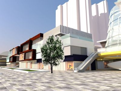 商業(yè)街,商貿(mào)中心su模型