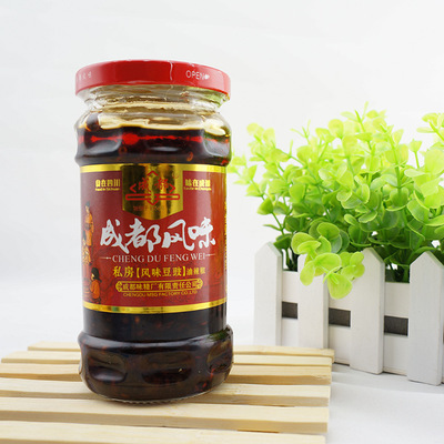 【產地銷售批發(fā)四川特產辣醬成都牌風味豆豉油辣椒 280g】價格,廠家,圖片,調味醬,成都喜旺商貿-